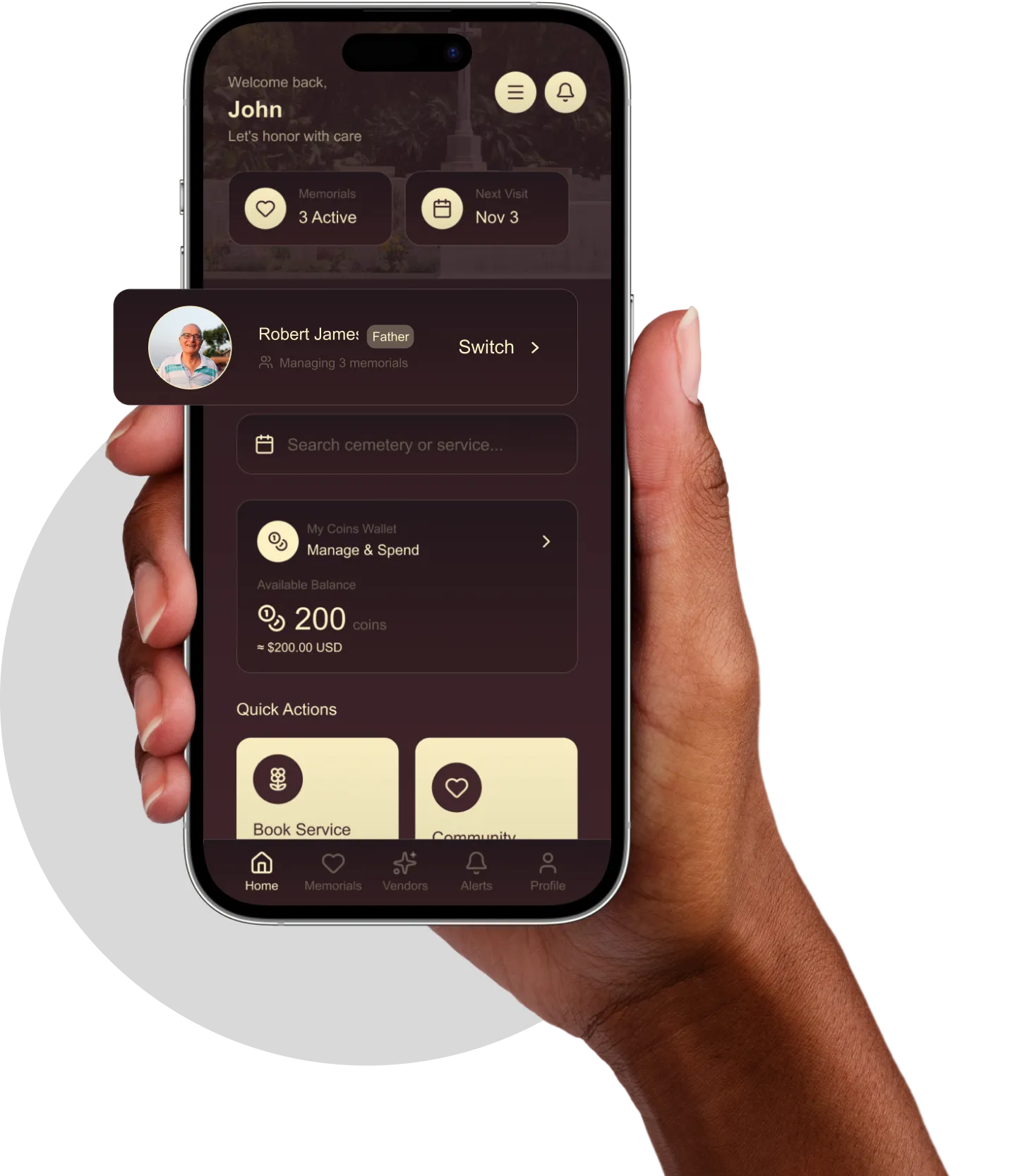 Grave Love App