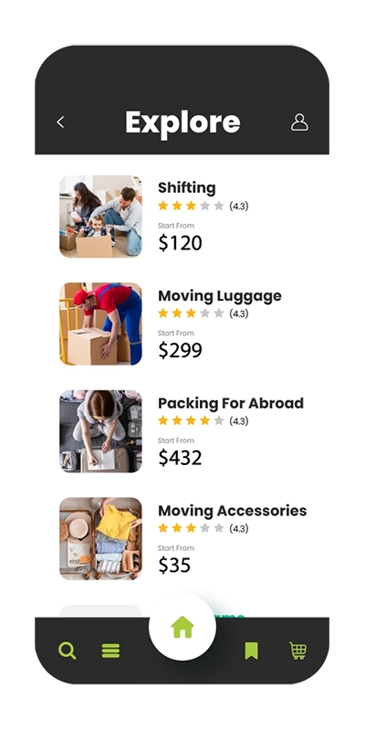 Mover App Visuals
