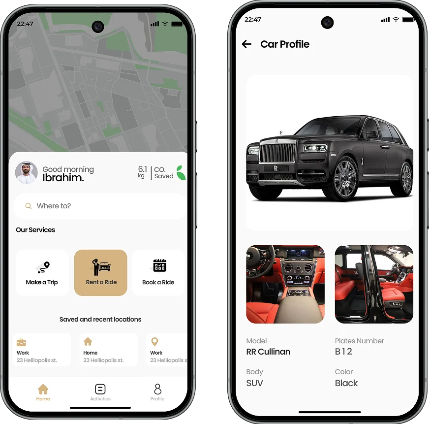 UI/UX Design Mockup